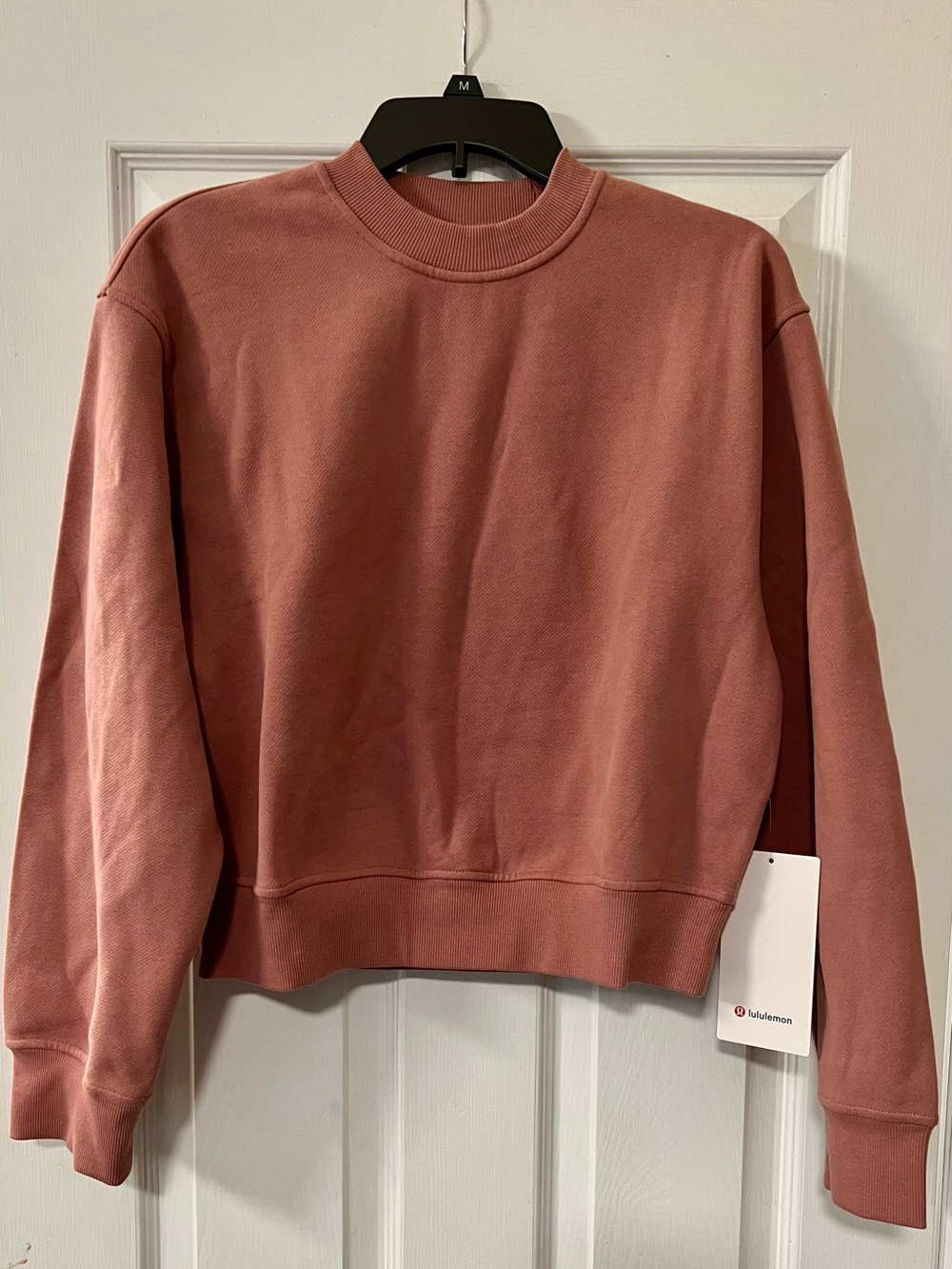 NWT Lululemon Mauve W Steady State Oversized Crew Swratshirt Size XXS